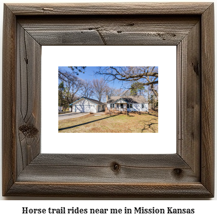 horse trail rides near me in Mission, Kansas